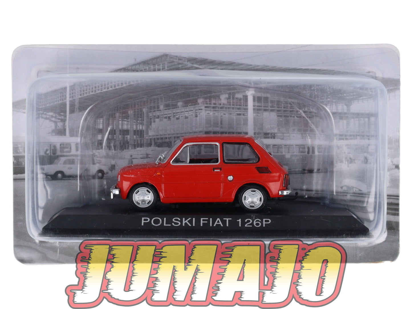 FIA1 Voiture 1/43 Hachette Pologne IXO Polski Fiat 126P rouge