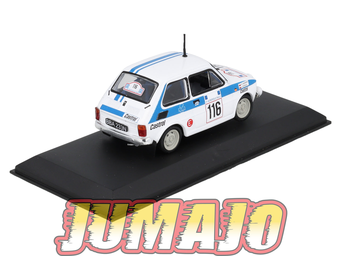 FIA2 Voiture 1/43 Hachette Pologne IXO Fiat 126P RALLYE 1984 RAJD AKROPOLU