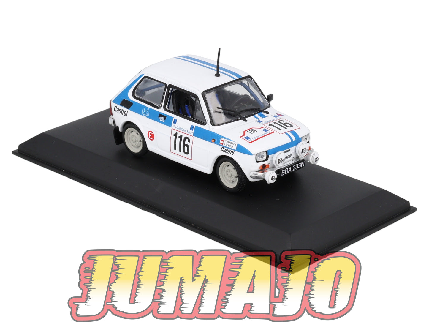 FIA2 Voiture 1/43 Hachette Pologne IXO Fiat 126P RALLYE 1984 RAJD AKROPOLU