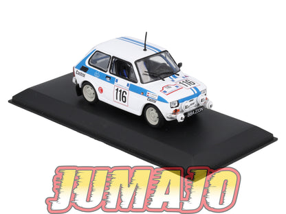 FIA2 Voiture 1/43 Hachette Pologne IXO Fiat 126P RALLYE 1984 RAJD AKROPOLU
