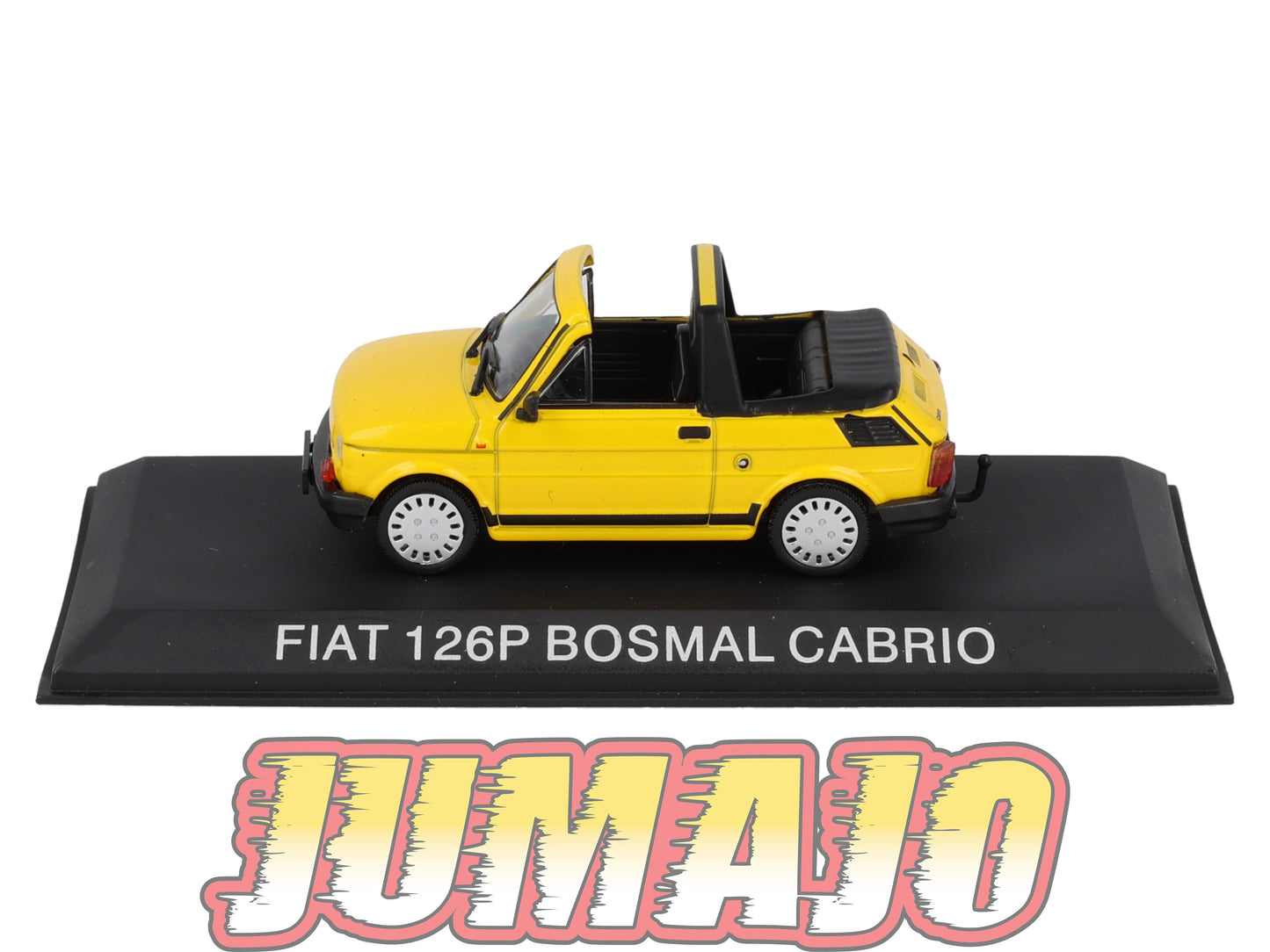 FIA3A Voiture 1/43 Hachette Pologne IXO Polski Fiat 126PBosmal Cabrio Jaune