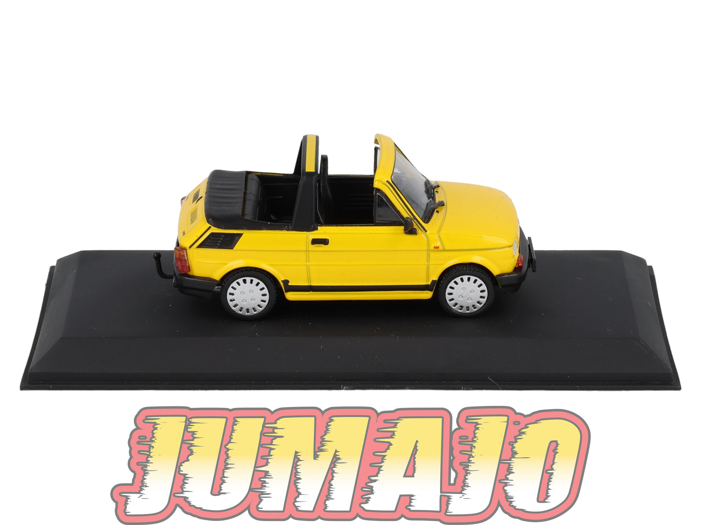 FIA3A Voiture 1/43 Hachette Pologne IXO Polski Fiat 126PBosmal Cabrio Jaune
