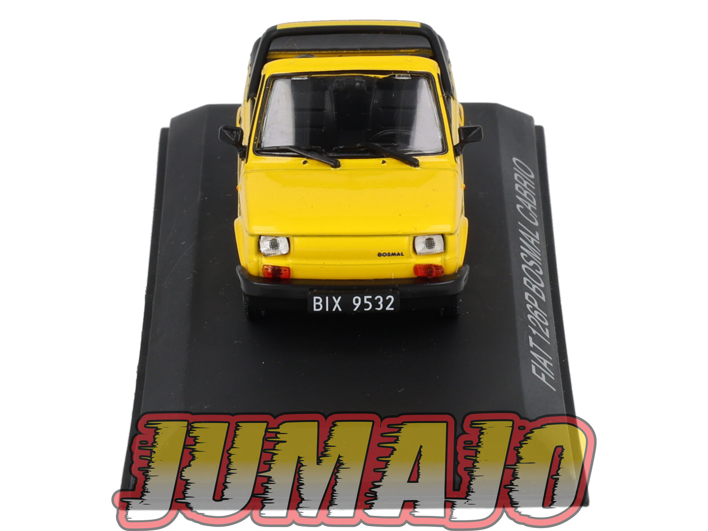FIA3A Voiture 1/43 Hachette Pologne IXO Polski Fiat 126PBosmal Cabrio Jaune