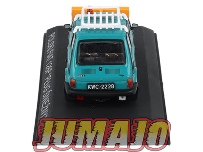 FIA6 Voiture 1/43 Hachette Pologne IXO POLSKI Fiat 126P PLUG SNIEZNY