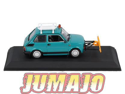 FIA6 Voiture 1/43 Hachette Pologne IXO POLSKI Fiat 126P PLUG SNIEZNY