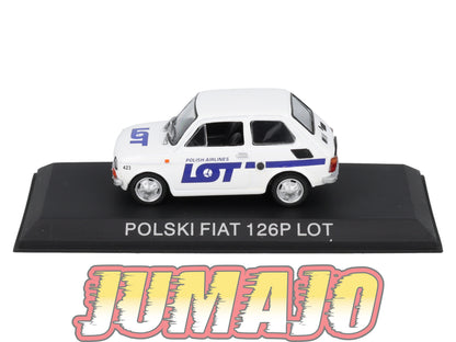 FIA7 Voiture 1/43 Hachette Pologne IXO POLSKI Fiat 126P LOT
