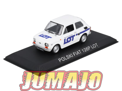 FIA7 Voiture 1/43 Hachette Pologne IXO POLSKI Fiat 126P LOT