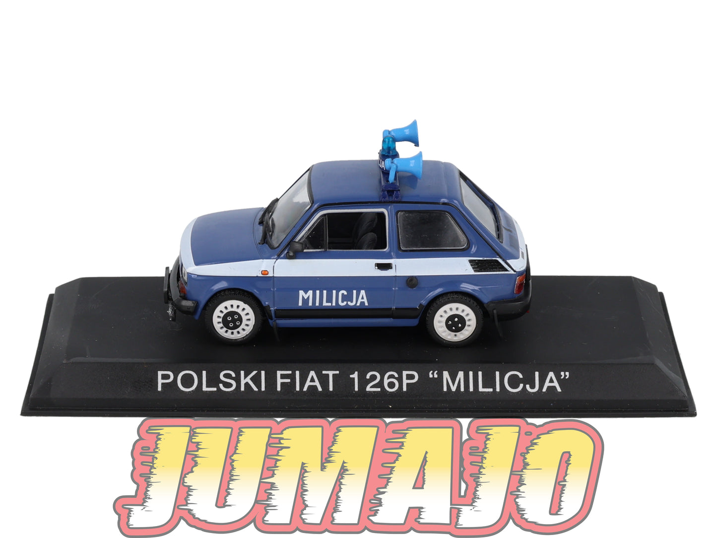 FIA8 Voiture 1/43 Hachette IXO Polski Fiat 126P  Police MILICJA
