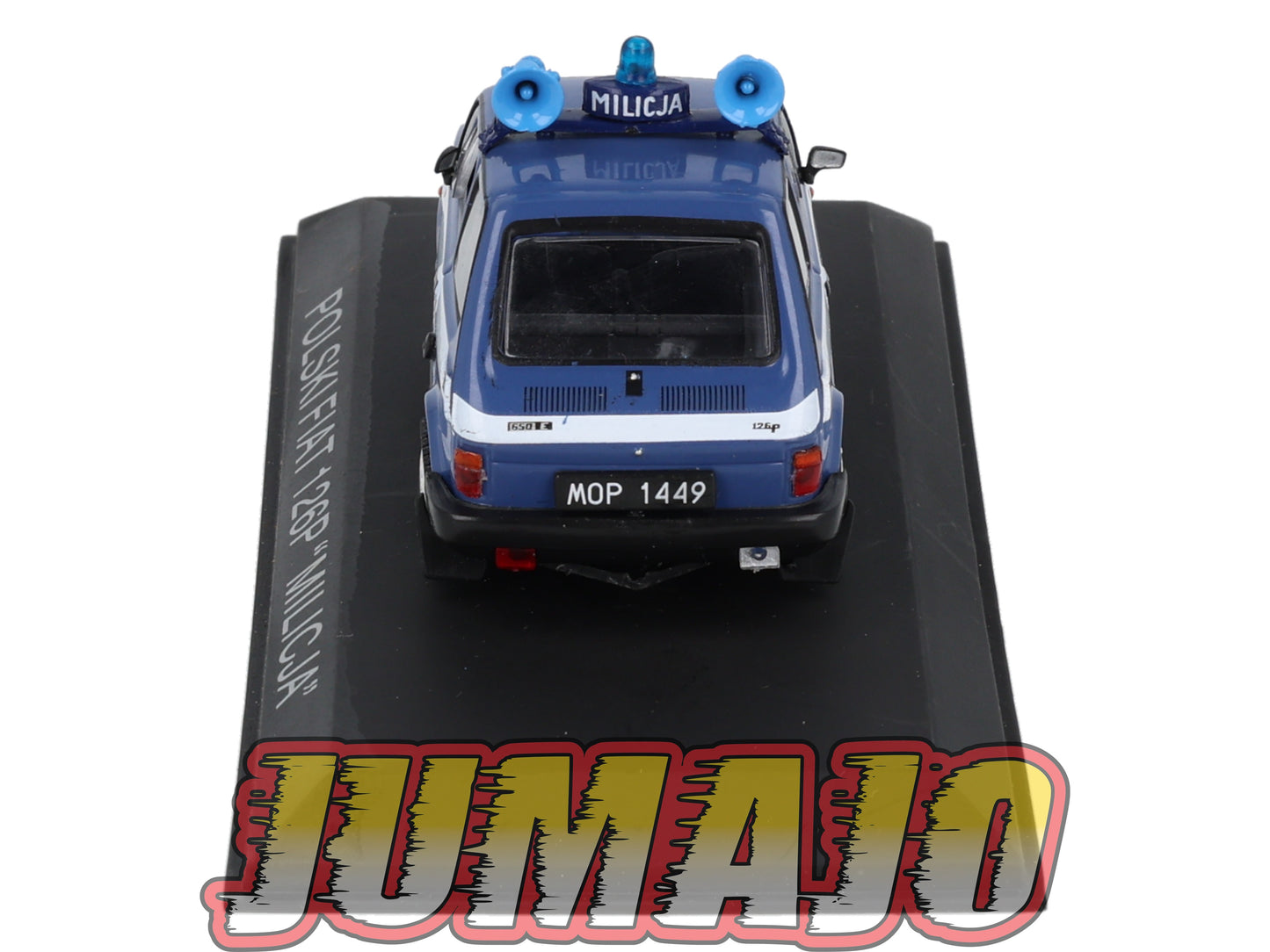 FIA8 Voiture 1/43 Hachette IXO Polski Fiat 126P  Police MILICJA