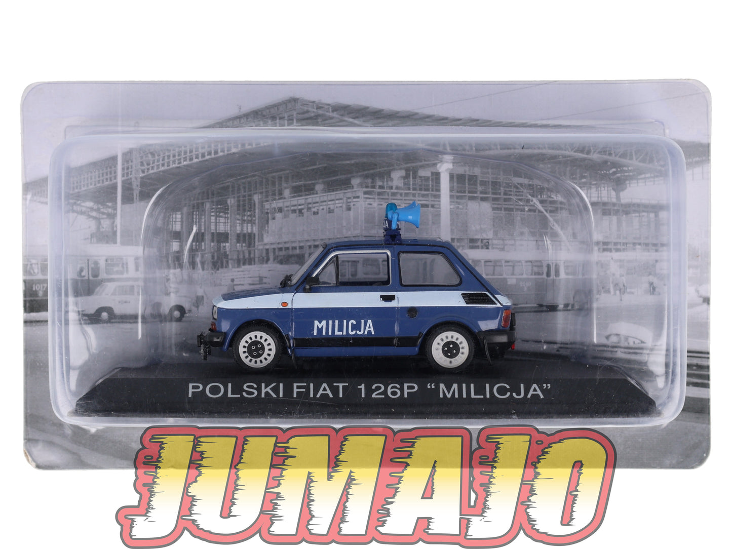 FIA8 Voiture 1/43 Hachette IXO Polski Fiat 126P  Police MILICJA