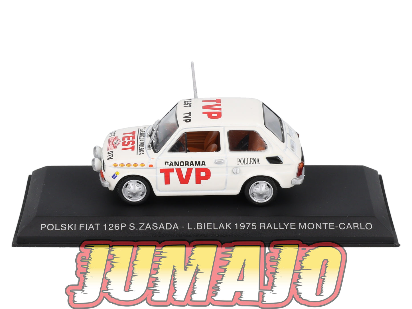 FIA9 Voiture 1/43 Hachette IXO Polski Fiat 126P RALLYE MONTE CARLO 1975 ZASADA