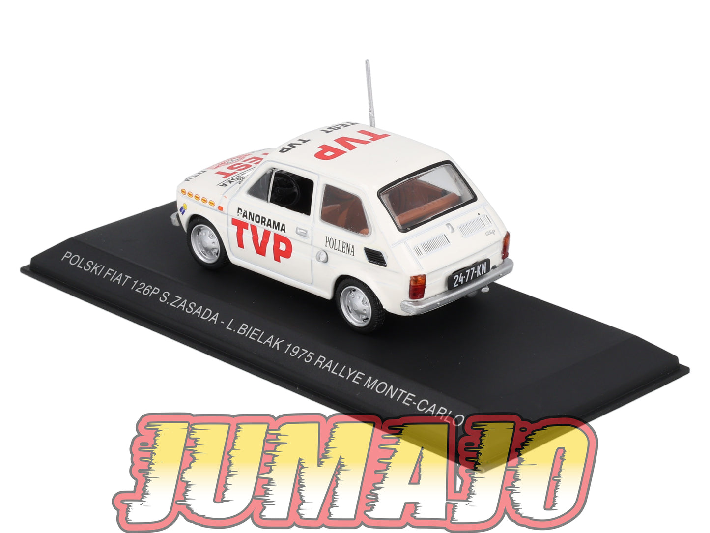 FIA9 Voiture 1/43 Hachette IXO Polski Fiat 126P RALLYE MONTE CARLO 1975 ZASADA