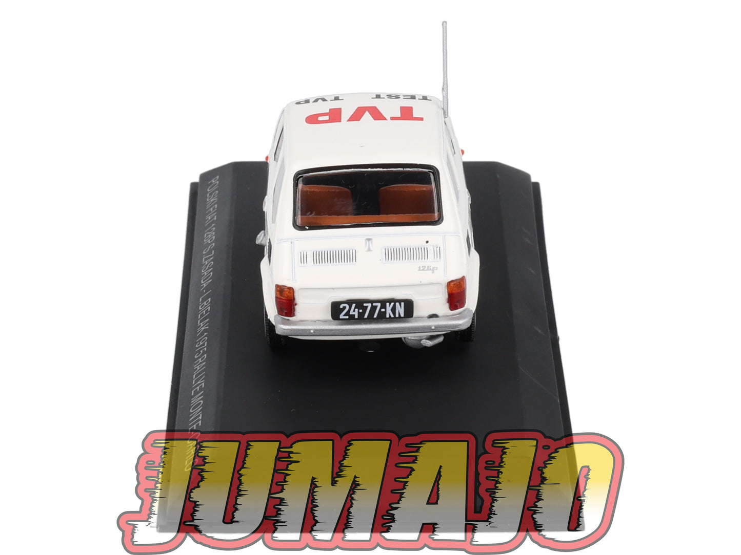 FIA9 Voiture 1/43 Hachette IXO Polski Fiat 126P RALLYE MONTE CARLO 1975 ZASADA
