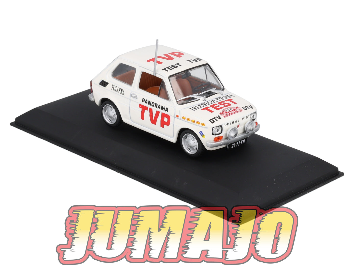 FIA9 Voiture 1/43 Hachette IXO Polski Fiat 126P RALLYE MONTE CARLO 1975 ZASADA