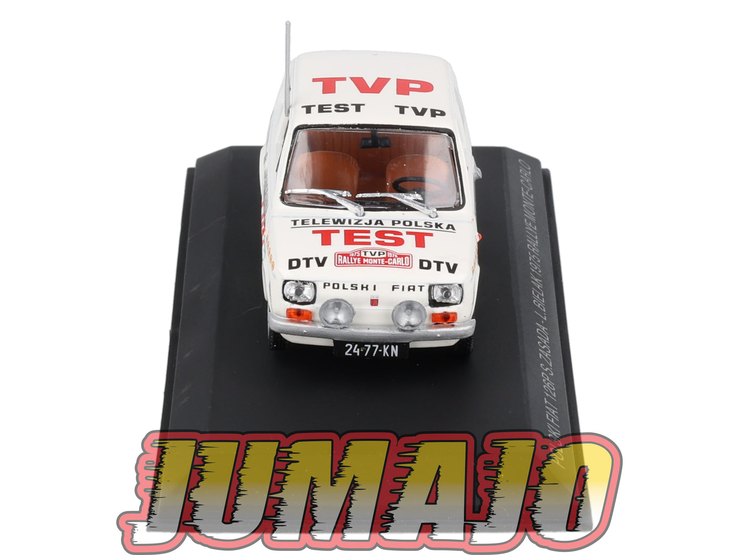 FIA9 Voiture 1/43 Hachette IXO Polski Fiat 126P RALLYE MONTE CARLO 1975 ZASADA