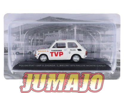 FIA9 Voiture 1/43 Hachette IXO Polski Fiat 126P RALLYE MONTE CARLO 1975 ZASADA