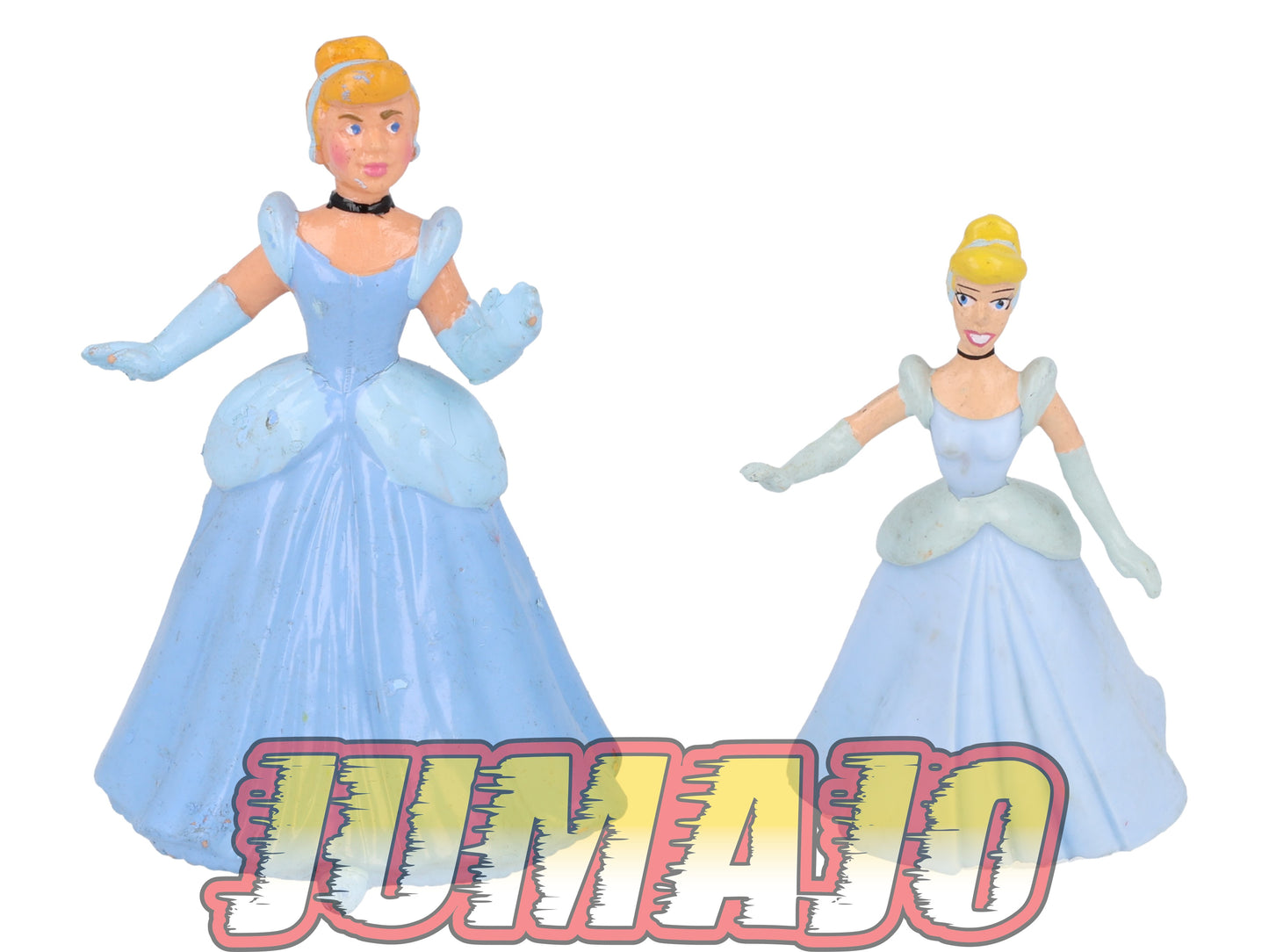 FIG134 Lot de 2 figurines PVC BULLY Disney 10cm : Cendrillon Cinderella