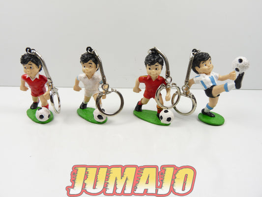 FIG121 : lot 4 figurines PVC Sport Billy 1990 Belgique + Argentine + Grèce 6cm