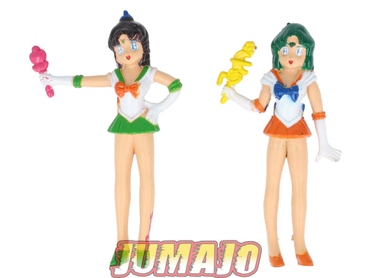 FIG135 Lot de 2 figurines Sailor moon 8cm : Sailor Venus & Sailor Jupiter