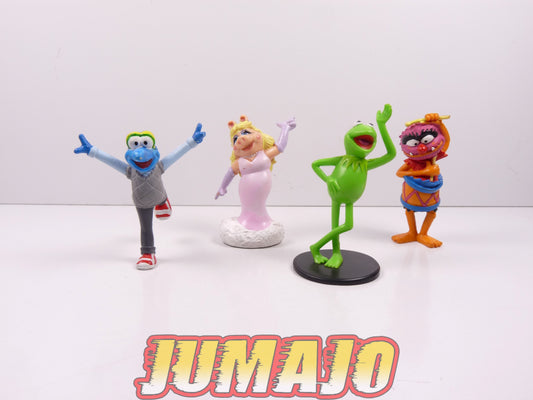 FIG150 : Lot de 4 figurines "Muppet Show" MINILAND & APPLAUSE 9.5cm : Kermit, Piggy & Gonzo