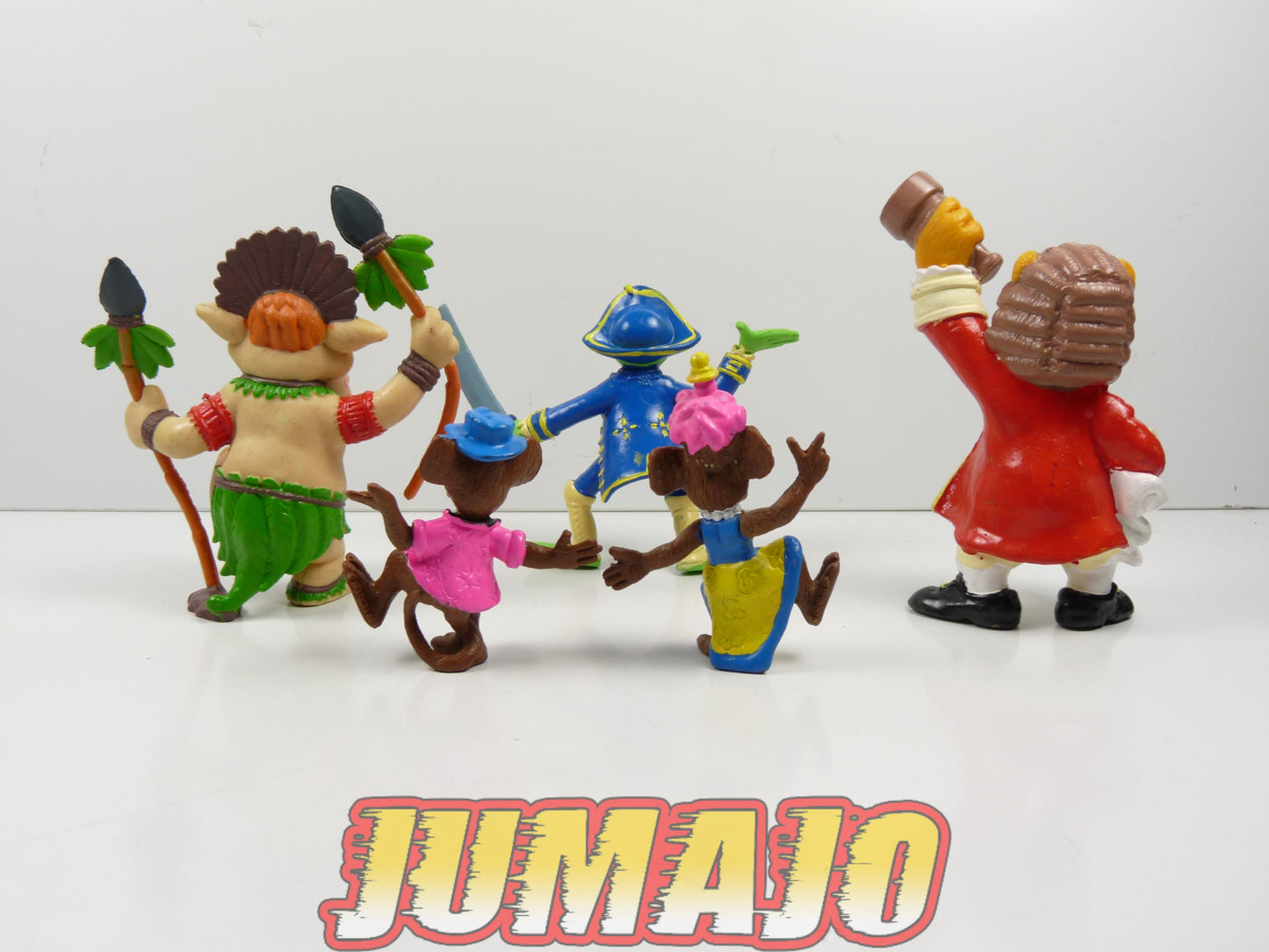 FIG153 : 5 figurines "Muppet Show" Treasure island MINILAND 9.5cm : Fozzie & Kermit