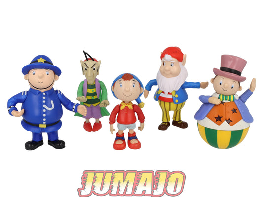 FIG159 Lot de 5 figurines PVC McDonald's 2004 12cm : Oui-Oui, Sly, Mr.Plod & Culbuto