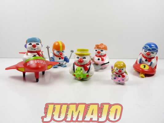 FIG40Z lot 6 figurines PVC RODA VOINSON : BOULI Ski +Avion + Cuisine 5.5cm