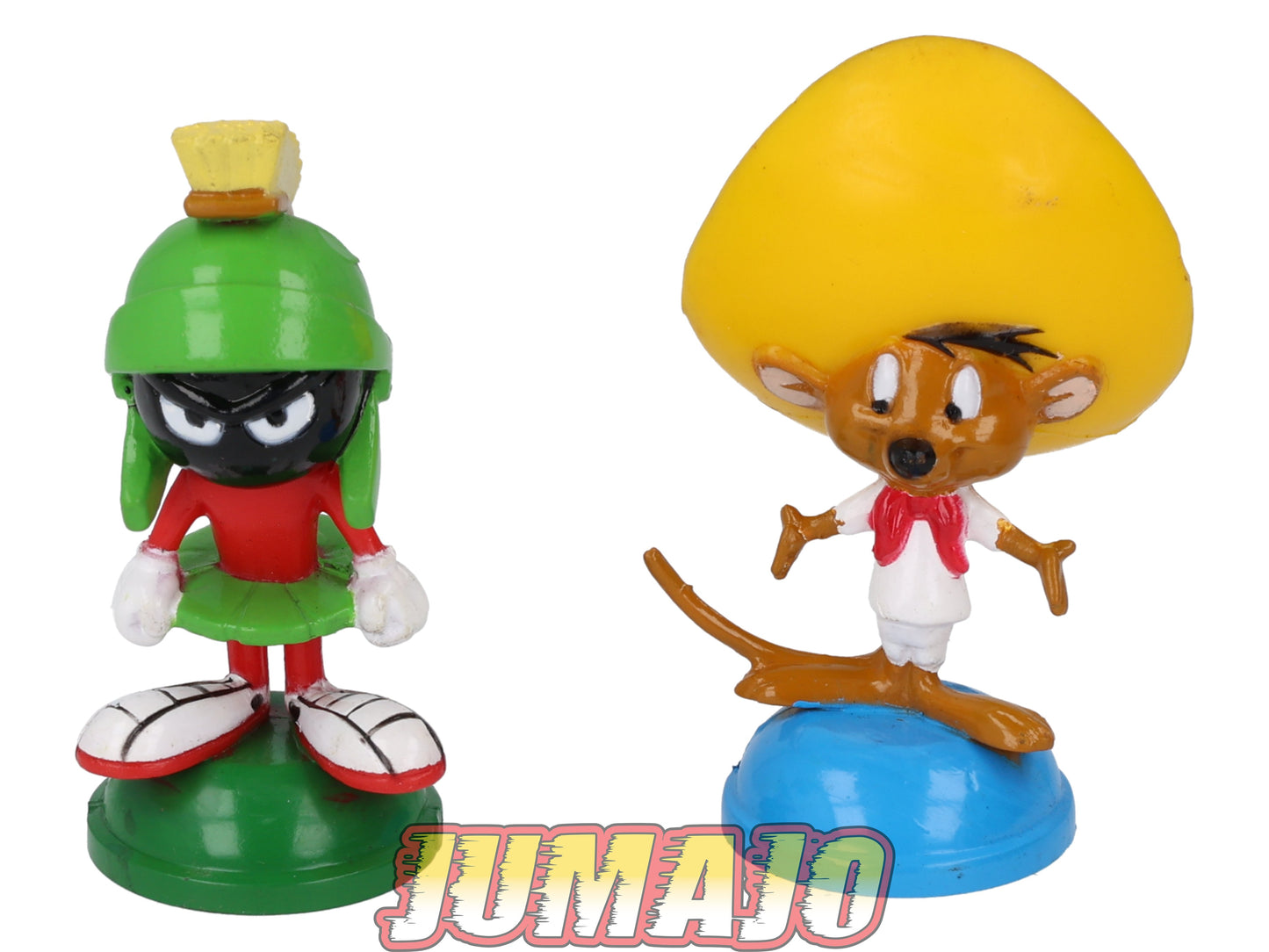 FIG75 lot de 2 figurines PVC LOONEY TOONS 6cm : Speedy Gonzales & Marvin le martien