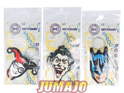 FIG76 Lot de 3 porte-clés DC Comics : Batman, Joker & Harley Quinn