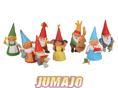FIGZ53 Lot 9 figurines PVC UNIEBOEK David le gnome 9cm : Livre, Cuisine & bébé