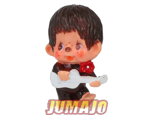 FIGZ66 Figurine PVC SEKIGUCHI 1979 Monchhichi Kiki 5cm : Guitare