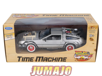 FIL35 Voiture 1/24 WELLY : DeLorean Retour vers le futur III "back to the future"