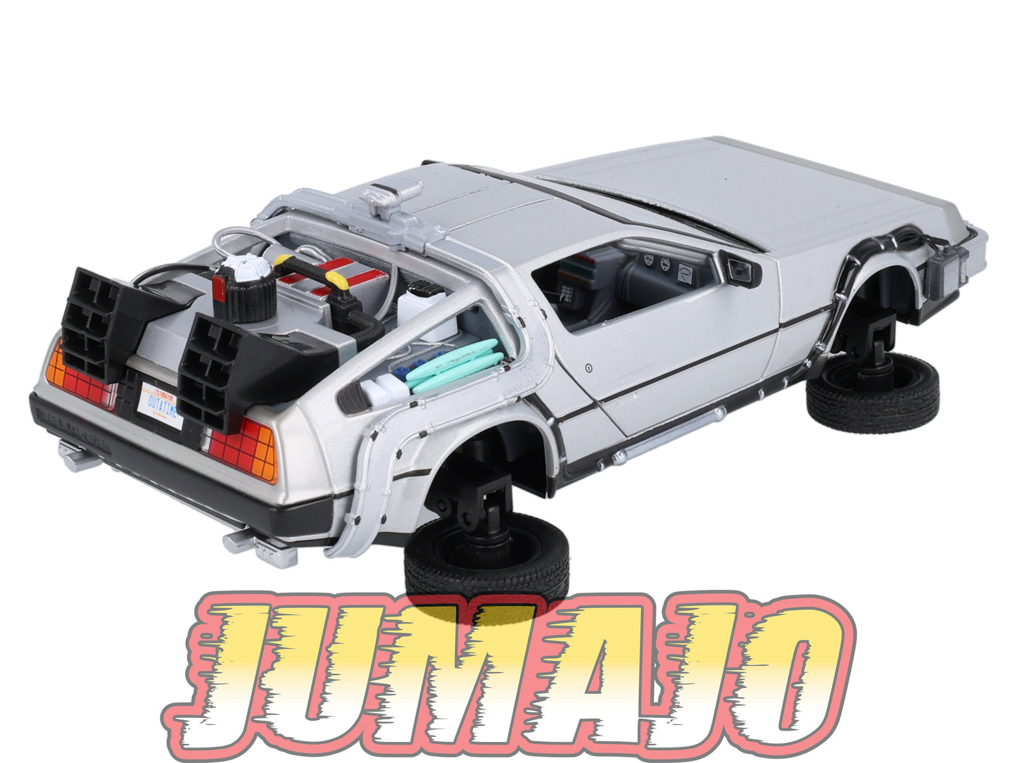 FIL36 Voiture 1/24 WELLY : DeLorean Retour vers le futur II FLY MODE "back to the future"