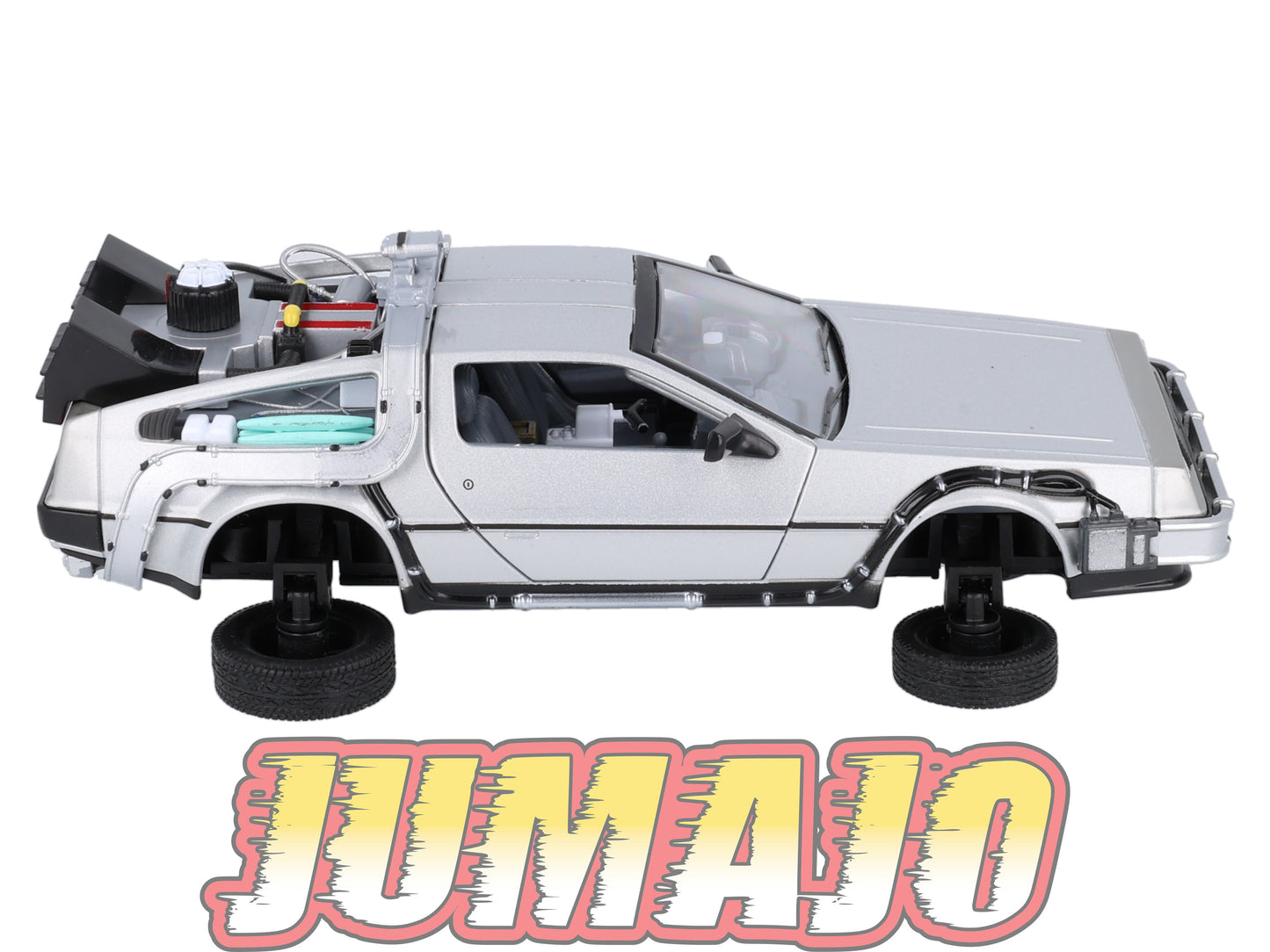 FIL36 Voiture 1/24 WELLY : DeLorean Retour vers le futur II FLY MODE "back to the future"