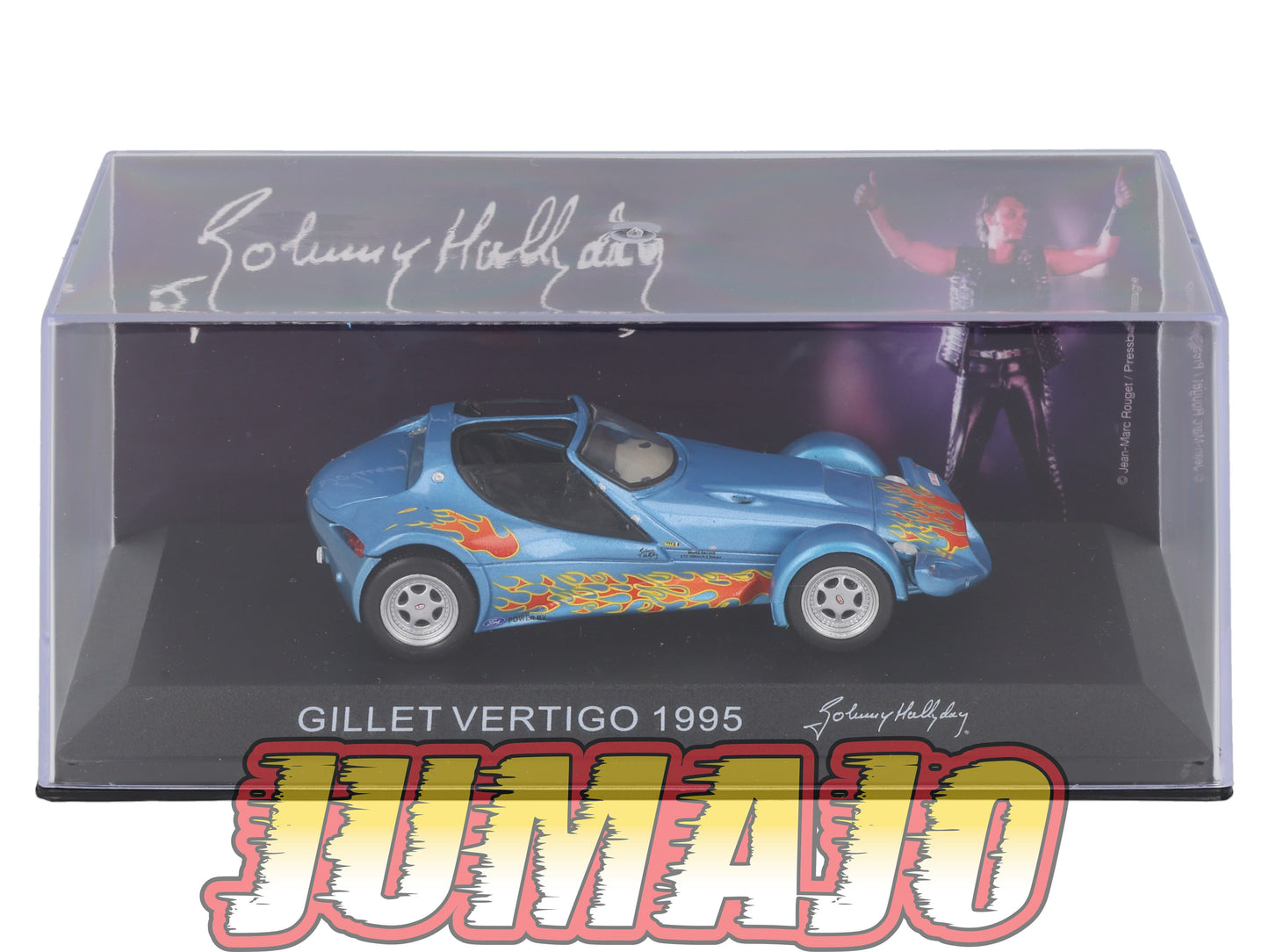 FIL402 1/43 Voiture HACHETTE JOHNNY HALLYDAY Test : GILLET Vertigo 1995