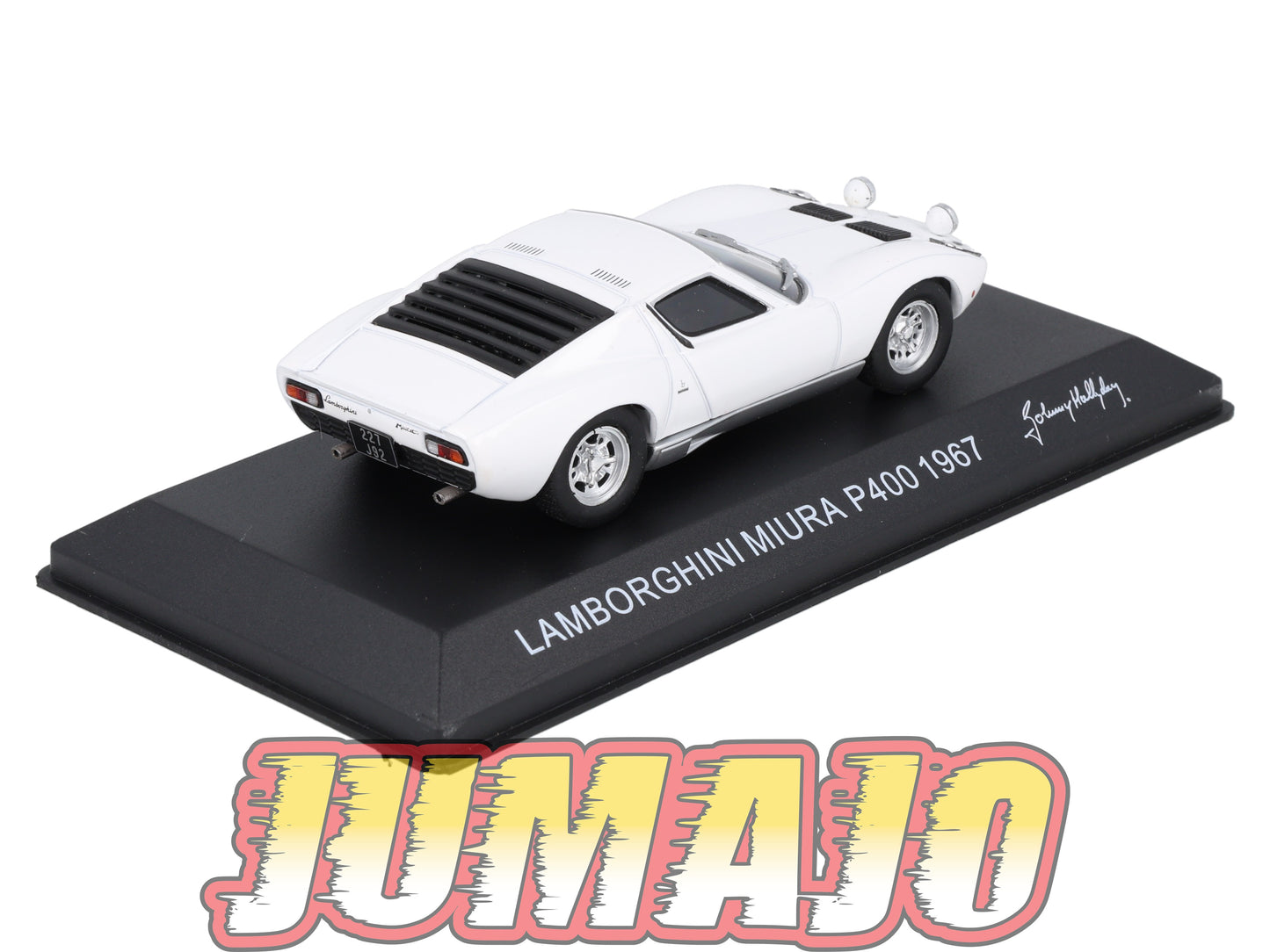 FIL403 1/43 Voiture HACHETTE JOHNNY HALLYDAY Test : LAMBORGHINI Miura P400 1967