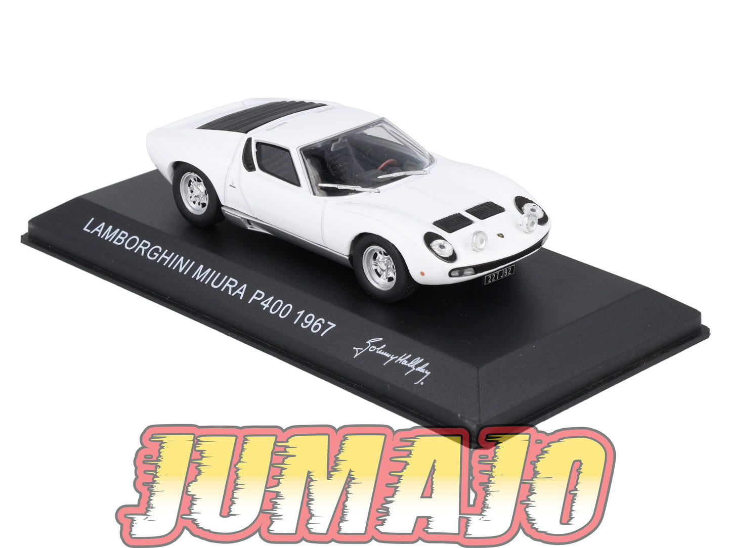 FIL403 1/43 Voiture HACHETTE JOHNNY HALLYDAY Test : LAMBORGHINI Miura P400 1967