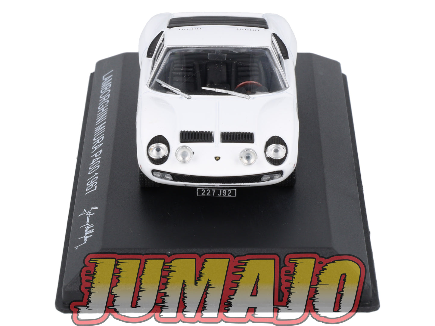 FIL403 1/43 Voiture HACHETTE JOHNNY HALLYDAY Test : LAMBORGHINI Miura P400 1967