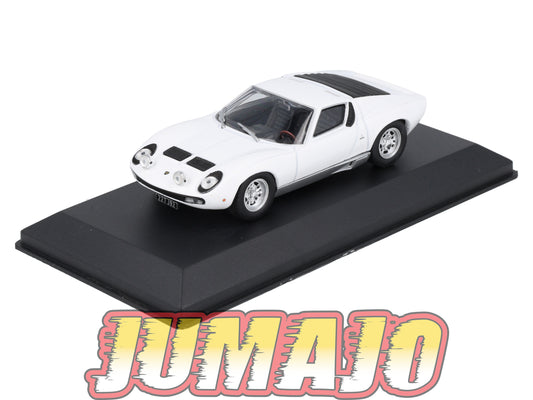 FIL403 1/43 Voiture HACHETTE JOHNNY HALLYDAY Test : LAMBORGHINI Miura P400 1967