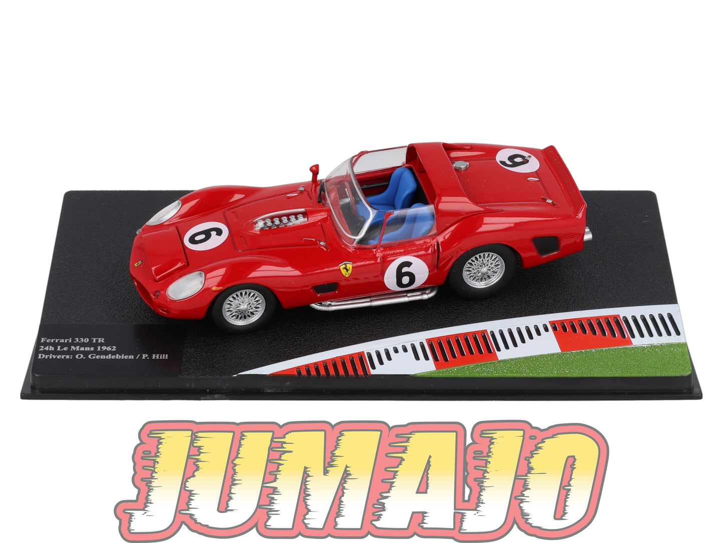 FIT18 voiture 1/43 IXO FERRARI sport : 330 TR 24h Le Mans P Hill 1962 #6