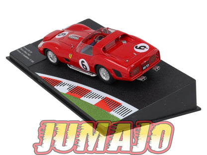 FIT18 voiture 1/43 IXO FERRARI sport : 330 TR 24h Le Mans P Hill 1962 #6