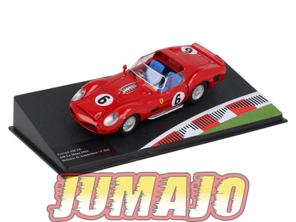 FIT18 voiture 1/43 IXO FERRARI sport : 330 TR 24h Le Mans P Hill 1962 #6