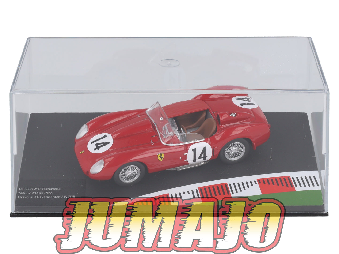 FIT30 voiture 1/43 IXO FERRARI sport : 250 Testarossa 24h le Mans O.Gendebien Winner #14 1958