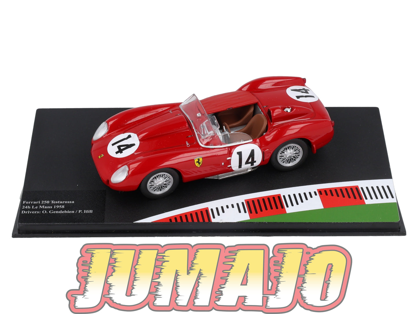 FIT30 voiture 1/43 IXO FERRARI sport : 250 Testarossa 24h le Mans O.Gendebien Winner #14 1958