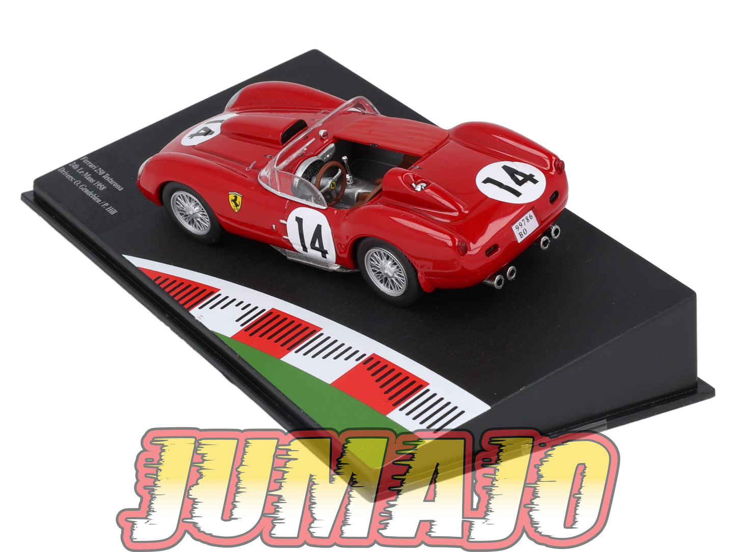 FIT30 voiture 1/43 IXO FERRARI sport : 250 Testarossa 24h le Mans O.Gendebien Winner #14 1958