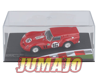 FIT39 voiture 1/43 IXO FERRARI sport : 250 GT Berlinetta 24H le Mans Abate #16 1962