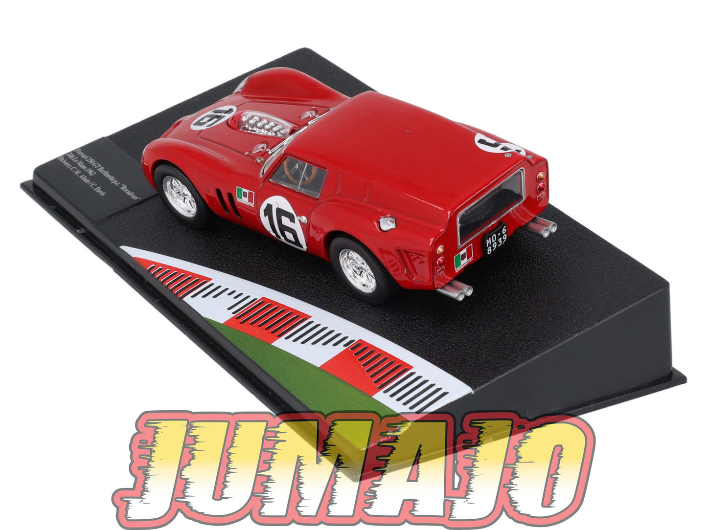 FIT39 voiture 1/43 IXO FERRARI sport : 250 GT Berlinetta 24H le Mans Abate #16 1962