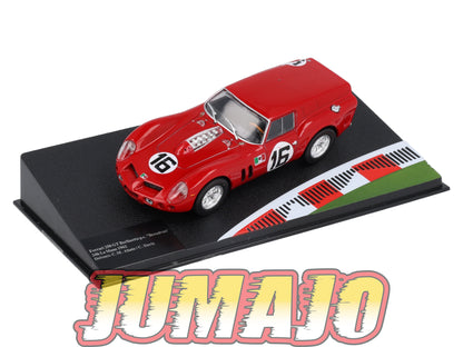 FIT39 voiture 1/43 IXO FERRARI sport : 250 GT Berlinetta 24H le Mans Abate #16 1962