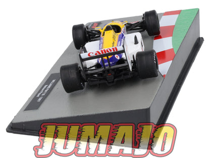 FOR104 Voiture eaglemoss 1/43 F1 Formule 1 : WILLIAMS FW11B #6 1987