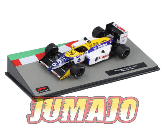 FOR104 Voiture eaglemoss 1/43 F1 Formule 1 : WILLIAMS FW11B #6 1987